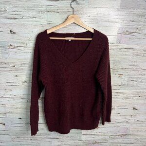 Bb Dakota red sweater long  sleeve size small